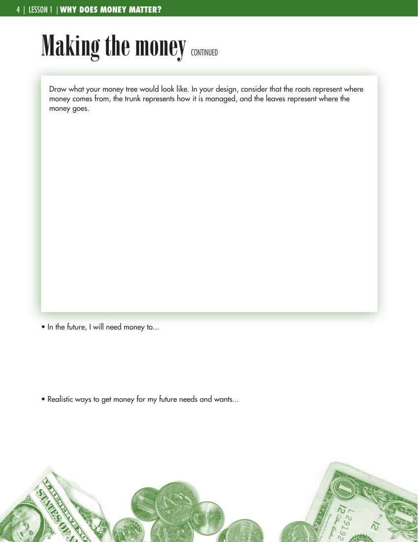 Money Habitudes® for Teens page 85
